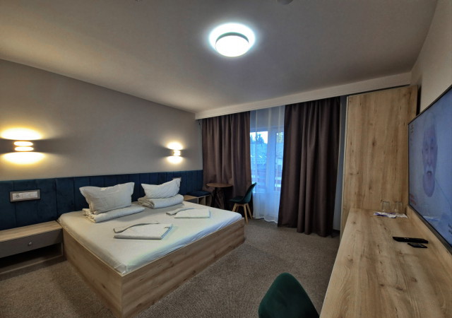 foto camera dubla pensiunea teleptean